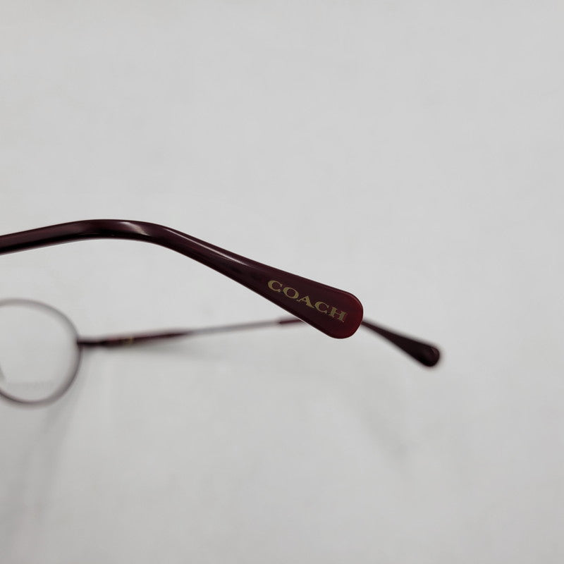 【中古品】【メンズ/レディース】 COACH コーチ SUNGLASSES HC5189TD サングラス メガネ 眼鏡 183-260523-as-03-izu サイズ：50□18-145 カラー：レッド系×クリア 万代Net店