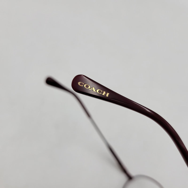 【中古品】【メンズ/レディース】 COACH コーチ SUNGLASSES HC5189TD サングラス メガネ 眼鏡 183-260523-as-03-izu サイズ：50□18-145 カラー：レッド系×クリア 万代Net店