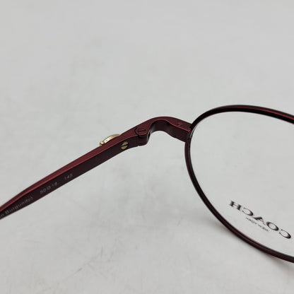 【中古品】【メンズ/レディース】 COACH コーチ SUNGLASSES HC5189TD サングラス メガネ 眼鏡 183-260523-as-03-izu サイズ：50□18-145 カラー：レッド系×クリア 万代Net店