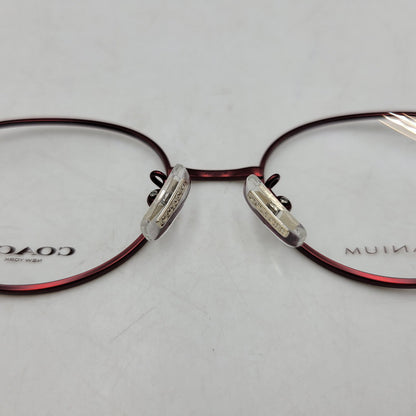 【中古品】【メンズ/レディース】 COACH コーチ SUNGLASSES HC5189TD サングラス メガネ 眼鏡 183-260523-as-03-izu サイズ：50□18-145 カラー：レッド系×クリア 万代Net店