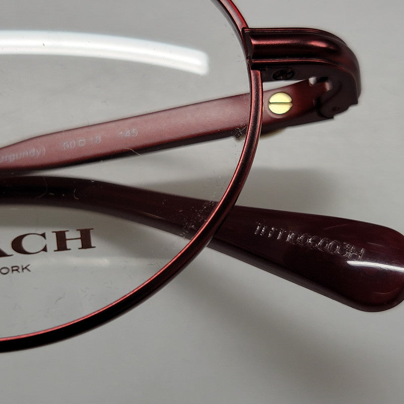 【中古品】【メンズ/レディース】 COACH コーチ SUNGLASSES HC5189TD サングラス メガネ 眼鏡 183-260523-as-03-izu サイズ：50□18-145 カラー：レッド系×クリア 万代Net店
