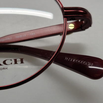【中古品】【メンズ/レディース】 COACH コーチ SUNGLASSES HC5189TD サングラス メガネ 眼鏡 183-260523-as-03-izu サイズ：50□18-145 カラー：レッド系×クリア 万代Net店