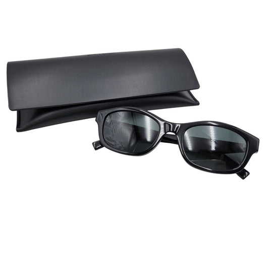 【中古美品】【メンズ/レディース】 SAINT LAURENT サンローラン SL M172 F 001 CAT-EYE SUNGLASSES キャットアイ サングラス 183-260513-kh-10-izu サイズ：54□20-145 カラー：ブラック 万代Net店