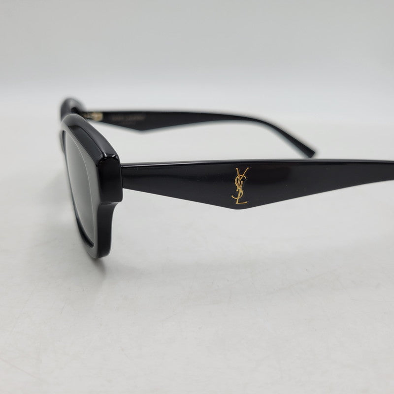 【中古美品】【メンズ/レディース】 SAINT LAURENT サンローラン SL M172 F 001 CAT-EYE SUNGLASSES キャットアイ サングラス 183-260513-kh-10-izu サイズ：54□20-145 カラー：ブラック 万代Net店