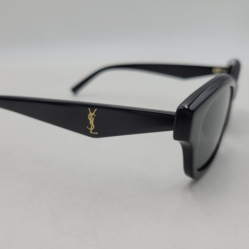 【中古美品】【メンズ/レディース】 SAINT LAURENT サンローラン SL M172 F 001 CAT-EYE SUNGLASSES キャットアイ サングラス 183-260513-kh-10-izu サイズ：54□20-145 カラー：ブラック 万代Net店