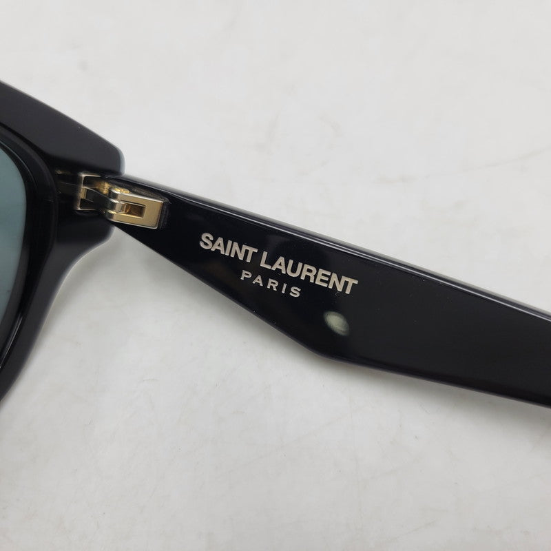 【中古美品】【メンズ/レディース】 SAINT LAURENT サンローラン SL M172 F 001 CAT-EYE SUNGLASSES キャットアイ サングラス 183-260513-kh-10-izu サイズ：54□20-145 カラー：ブラック 万代Net店