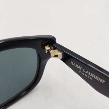 【中古美品】【メンズ/レディース】 SAINT LAURENT サンローラン SL M172 F 001 CAT-EYE SUNGLASSES キャットアイ サングラス 183-260513-kh-10-izu サイズ：54□20-145 カラー：ブラック 万代Net店