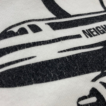 【中古品】【メンズ】 NEIGHBORHOOD ネイバーフッド × BURTON バートン 17AW BACK PRINT L S TEE バック プリント ロングスリーブ Tシャツ トップス 長袖 142-260531-ya-13-izu サイズ：M-R カラー：ホワイト 万代Net店