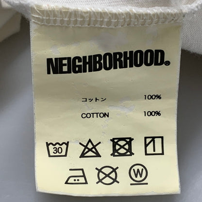 【中古品】【メンズ】 NEIGHBORHOOD ネイバーフッド × BURTON バートン 17AW BACK PRINT L S TEE バック プリント ロングスリーブ Tシャツ トップス 長袖 142-260531-ya-13-izu サイズ：M-R カラー：ホワイト 万代Net店