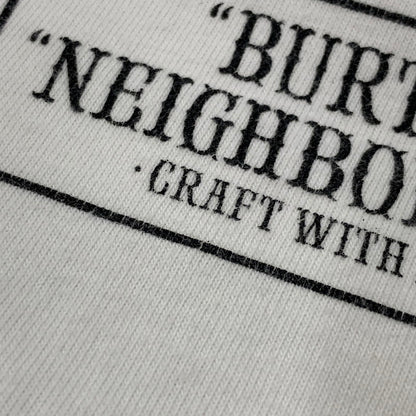 【中古品】【メンズ】 NEIGHBORHOOD ネイバーフッド × BURTON バートン 17AW BACK PRINT L S TEE バック プリント ロングスリーブ Tシャツ トップス 長袖 142-260531-ya-13-izu サイズ：M-R カラー：ホワイト 万代Net店