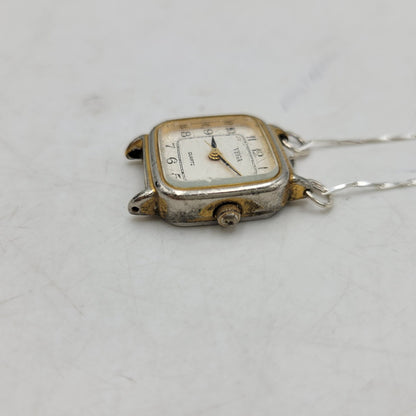 【中古品】【メンズ/レディース】 HIDAKA ヒダカ HDK-NE09 TINY WATCH NECKLACE タイニー ウォッチ ネックレス アクセサリー 192-260515-cs-07-izu サイズ：OS カラー：シルバー×ゴールド 万代Net店