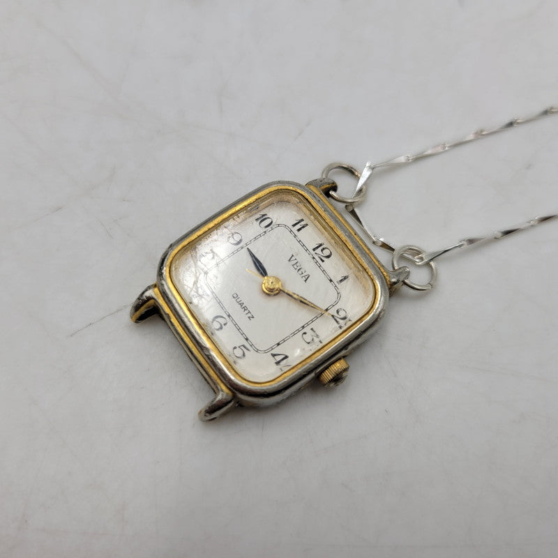 【中古品】【メンズ/レディース】 HIDAKA ヒダカ HDK-NE09 TINY WATCH NECKLACE タイニー ウォッチ ネックレス アクセサリー 192-260515-cs-07-izu サイズ：OS カラー：シルバー×ゴールド 万代Net店