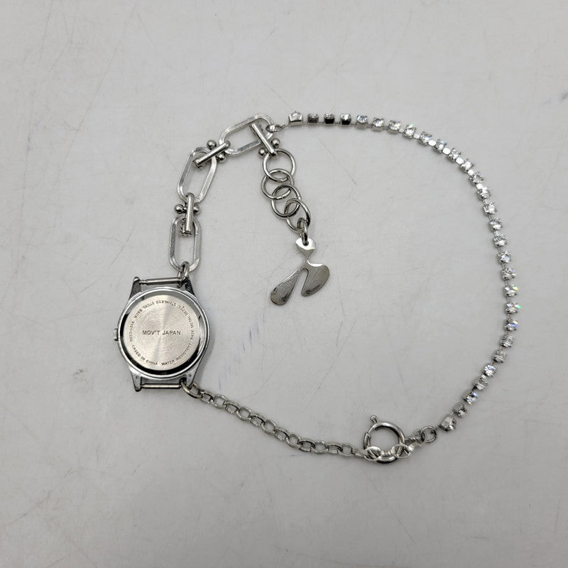 【中古品】【メンズ/レディース】 HIDAKA ヒダカ HDK-BR14 FUSION WATCH BRACELET フュージョン ウォッチ ブレスレット アクセサリー 192-260515-cs-08-izu サイズ：OS カラー：シルバー 万代Net店