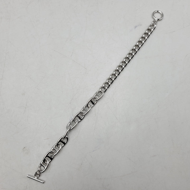 【中古美品】【メンズ/レディース】 THE OBJECT ザ オブジェクト TO-HKG-25029 DYLAN BRACELET ディラン ブレスレットアクセサリー 192-260515-cs-10-izu サイズ：L カラー：シルバー 万代Net店