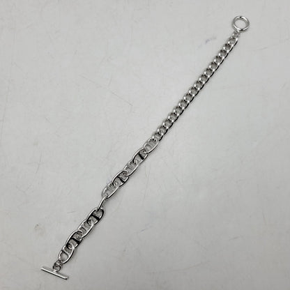 【中古美品】【メンズ/レディース】 THE OBJECT ザ オブジェクト TO-HKG-25029 DYLAN BRACELET ディラン ブレスレットアクセサリー 192-260515-cs-10-izu サイズ：L カラー：シルバー 万代Net店