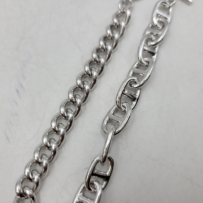 【中古美品】【メンズ/レディース】 THE OBJECT ザ オブジェクト TO-HKG-25029 DYLAN BRACELET ディラン ブレスレットアクセサリー 192-260515-cs-10-izu サイズ：L カラー：シルバー 万代Net店