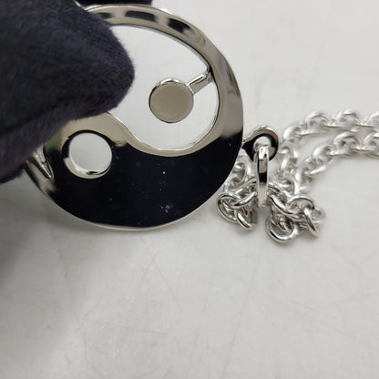 【中古品】【メンズ/レディース】 THE OBJECT ザ オブジェクト TO-HKG-24014 YIN-YANG SYMBOL NECKLACE 陰陽シンボル ネックレス アクセサリー 192-260515-cs-13-izu サイズ：F カラー：シルバー 万代Net店