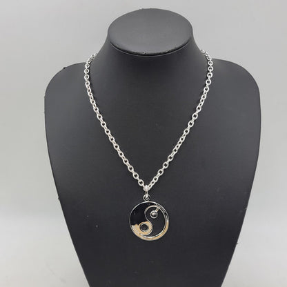 【中古品】【メンズ/レディース】 THE OBJECT ザ オブジェクト TO-HKG-24014 YIN-YANG SYMBOL NECKLACE 陰陽シンボル ネックレス アクセサリー 192-260515-cs-13-izu サイズ：F カラー：シルバー 万代Net店