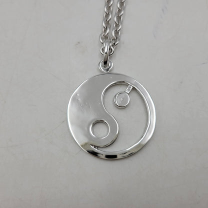 【中古品】【メンズ/レディース】 THE OBJECT ザ オブジェクト TO-HKG-24014 YIN-YANG SYMBOL NECKLACE 陰陽シンボル ネックレス アクセサリー 192-260515-cs-13-izu サイズ：F カラー：シルバー 万代Net店