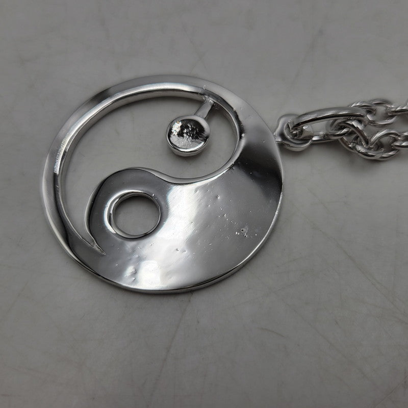 【中古品】【メンズ/レディース】 THE OBJECT ザ オブジェクト TO-HKG-24014 YIN-YANG SYMBOL NECKLACE 陰陽シンボル ネックレス アクセサリー 192-260515-cs-13-izu サイズ：F カラー：シルバー 万代Net店