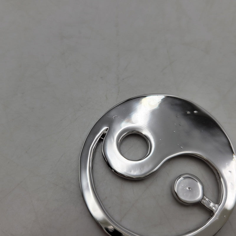 【中古品】【メンズ/レディース】 THE OBJECT ザ オブジェクト TO-HKG-24014 YIN-YANG SYMBOL NECKLACE 陰陽シンボル ネックレス アクセサリー 192-260515-cs-13-izu サイズ：F カラー：シルバー 万代Net店