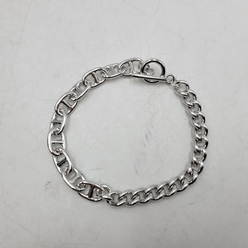 【中古美品】【メンズ/レディース】 THE OBJECT ザ オブジェクト TO-HKG-25029 DYLAN BRACELET ディラン ブレスレット アクセサリー 192-260515-cs-09-izu サイズ：L カラー：シルバー 万代Net店