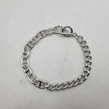 【中古美品】【メンズ/レディース】 THE OBJECT ザ オブジェクト TO-HKG-25029 DYLAN BRACELET ディラン ブレスレット アクセサリー 192-260515-cs-09-izu サイズ：L カラー：シルバー 万代Net店