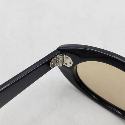 【中古美品】【メンズ/レディース】 AUTHEN AUTHEN オーセンオーセン AA54822 OVAL CAT EYE オーバル キャット アイ サングラス 203-260515-cs-05-izu サイズ：53口18-145 カラー：ブラック×ブラウン 万代Net店