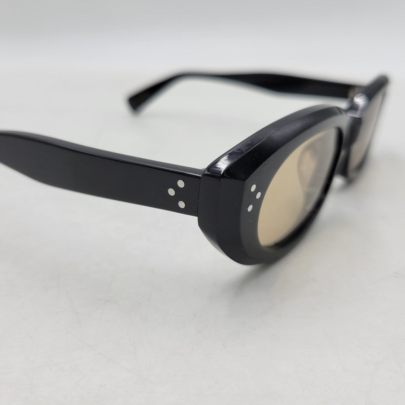 【中古美品】【メンズ/レディース】 AUTHEN AUTHEN オーセンオーセン AA54822 OVAL CAT EYE オーバル キャット アイ サングラス 203-260515-cs-05-izu サイズ：53口18-145 カラー：ブラック×ブラウン 万代Net店