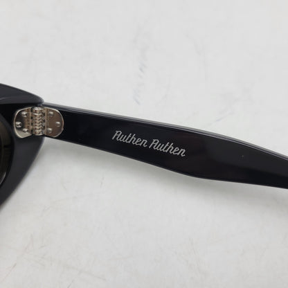 【中古美品】【メンズ/レディース】 AUTHEN AUTHEN オーセンオーセン AA54822 OVAL CAT EYE オーバル キャット アイ サングラス 203-260515-cs-05-izu サイズ：53口18-145 カラー：ブラック×ブラウン 万代Net店