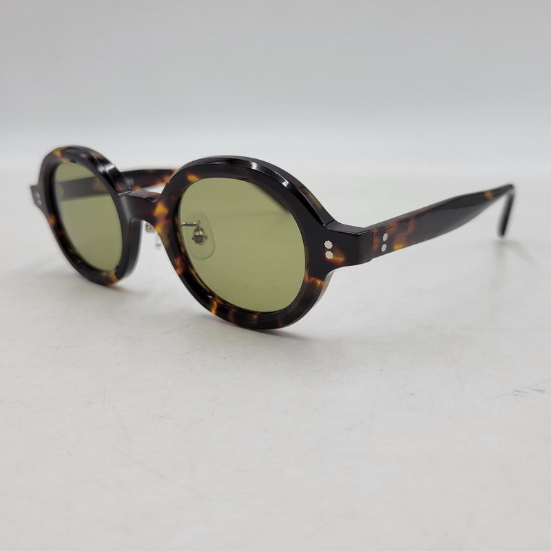 【中古美品】【メンズ/レディース】 AUTHEN AUTHEN オーセンオーセン AA54816 ROUMD DEMI ラウンド デミ サングラス 203-260515-cs-04-izu サイズ：43口24-145 カラー：ブラウン系×グリーン 万代Net店