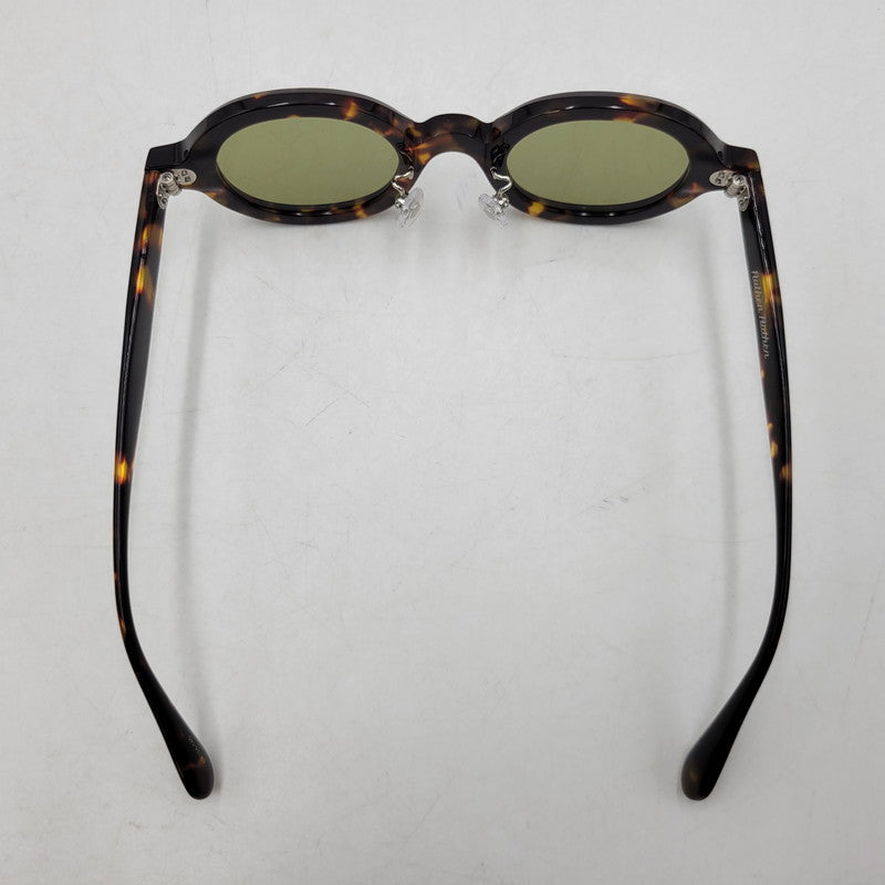 【中古美品】【メンズ/レディース】 AUTHEN AUTHEN オーセンオーセン AA54816 ROUMD DEMI ラウンド デミ サングラス 203-260515-cs-04-izu サイズ：43口24-145 カラー：ブラウン系×グリーン 万代Net店
