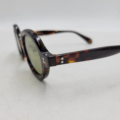 【中古美品】【メンズ/レディース】 AUTHEN AUTHEN オーセンオーセン AA54816 ROUMD DEMI ラウンド デミ サングラス 203-260515-cs-04-izu サイズ：43口24-145 カラー：ブラウン系×グリーン 万代Net店
