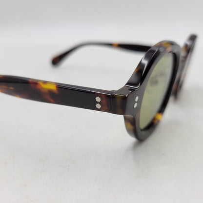 【中古美品】【メンズ/レディース】 AUTHEN AUTHEN オーセンオーセン AA54816 ROUMD DEMI ラウンド デミ サングラス 203-260515-cs-04-izu サイズ：43口24-145 カラー：ブラウン系×グリーン 万代Net店