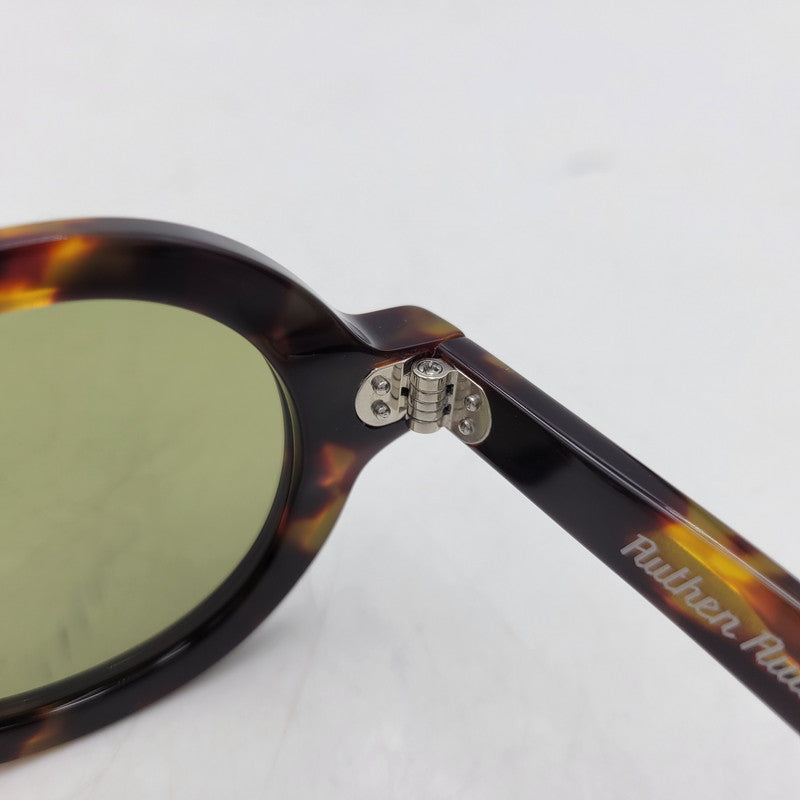 【中古美品】【メンズ/レディース】 AUTHEN AUTHEN オーセンオーセン AA54816 ROUMD DEMI ラウンド デミ サングラス 203-260515-cs-04-izu サイズ：43口24-145 カラー：ブラウン系×グリーン 万代Net店