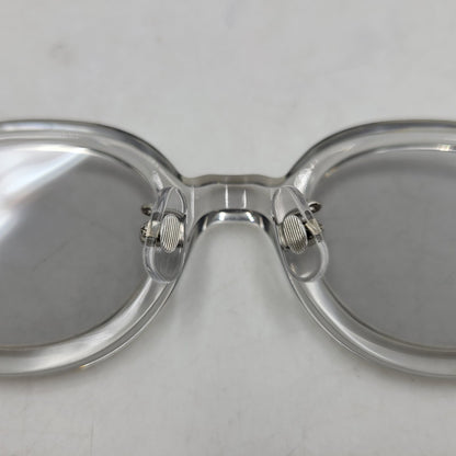 【中古美品】【メンズ/レディース】 AUTHEN AUTHEN オーセンオーセン AA54816 ROUND GRAY ラウンド グレー サングラス 203-260515-cs-06-izu サイズ：43口24-145 カラー：クリアグレー 万代Net店