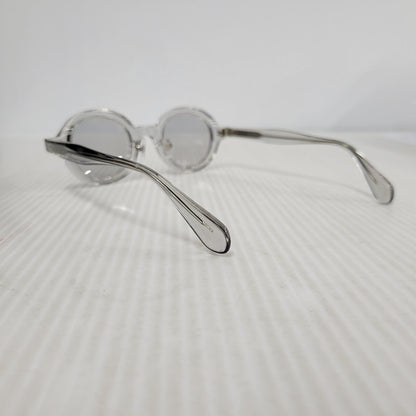【中古美品】【メンズ/レディース】 AUTHEN AUTHEN オーセンオーセン AA54816 ROUND GRAY ラウンド グレー サングラス 203-260515-cs-06-izu サイズ：43口24-145 カラー：クリアグレー 万代Net店