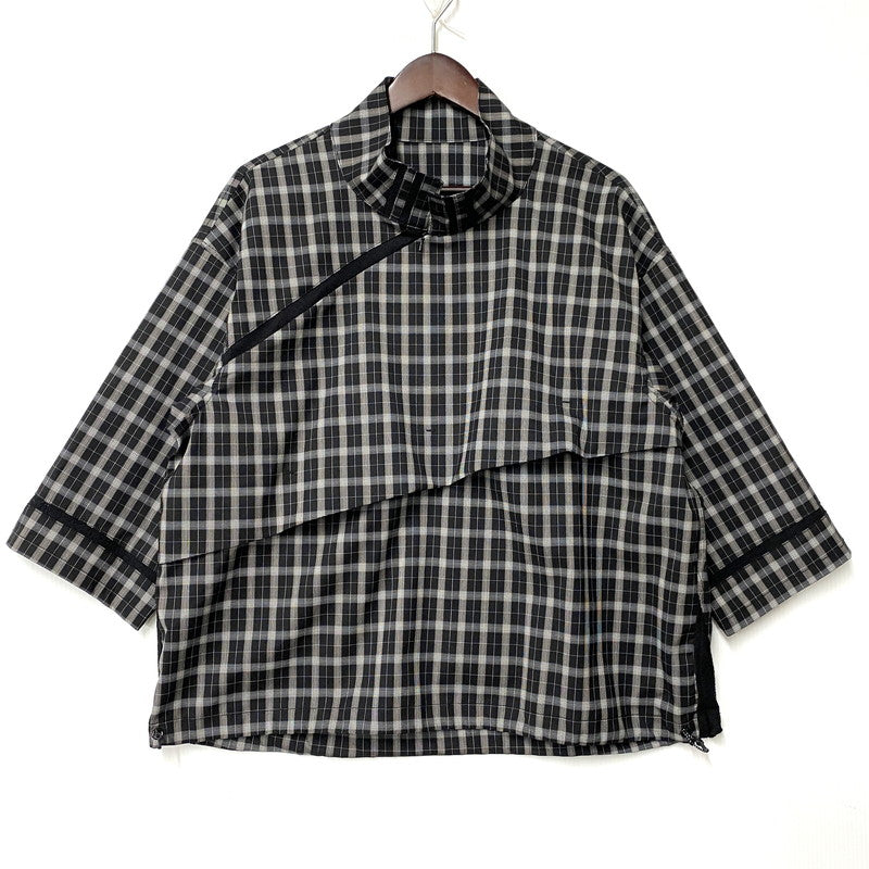 【中古美品】【メンズ】 PASTOR NOVA パストルノヴァ HERITAGE LACE H/S SHIRTS S1006-MC ヘリテージ レース ハーフスリーブ シャツ 140-260516-as-05-izu サイズ：2 カラー：ブラック系 万代Net店