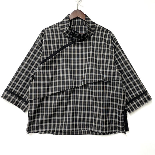 【中古美品】【メンズ】 PASTOR NOVA パストルノヴァ HERITAGE LACE H/S SHIRTS S1006-MC ヘリテージ レース ハーフスリーブ シャツ 140-260516-as-05-izu サイズ：2 カラー：ブラック系 万代Net店