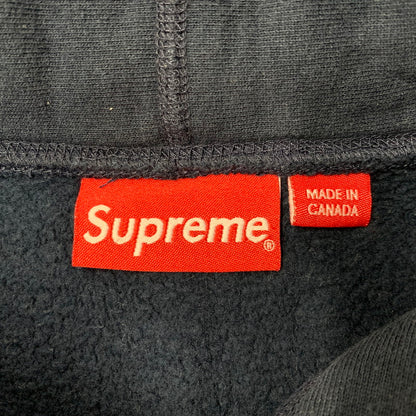 【中古品】【メンズ】 Supreme シュプリーム 18SS GONZ LOGO HOODED SWEATSHIRT ゴンズ ロゴ フーデッド スウェットシャツ トップス 長袖 149-260515-cs-01-izu サイズ：L カラー：ネイビー 万代Net店
