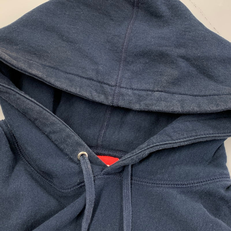 【中古品】【メンズ】 Supreme シュプリーム 18SS GONZ LOGO HOODED SWEATSHIRT ゴンズ ロゴ フーデッド スウェットシャツ トップス 長袖 149-260515-cs-01-izu サイズ：L カラー：ネイビー 万代Net店