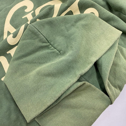 【現状渡し品】【メンズ】 GIRLS DON'T CRY ガールズ ドント クライ LOGO HOODIE ロゴ フーディ トップス スウェット 142-260515-ya-09-izu サイズ：M カラー：グリーン 万代Net店