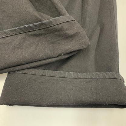 【中古品】【メンズ】 DRIES VAN NOTEN ドリスヴァンノッテン WIDE TUCK DENIM PANTS 71-04-01-04012 ワイド タック デニムパンツ ボトムス 152-260519-as-12-izu サイズ：36 カラー：ブラック 万代Net店