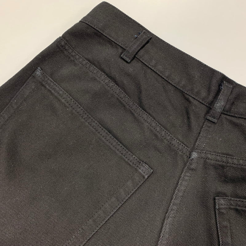 【中古品】【メンズ】 DRIES VAN NOTEN ドリスヴァンノッテン WIDE TUCK DENIM PANTS 71-04-01-04012 ワイド タック デニムパンツ ボトムス 152-260519-as-12-izu サイズ：36 カラー：ブラック 万代Net店