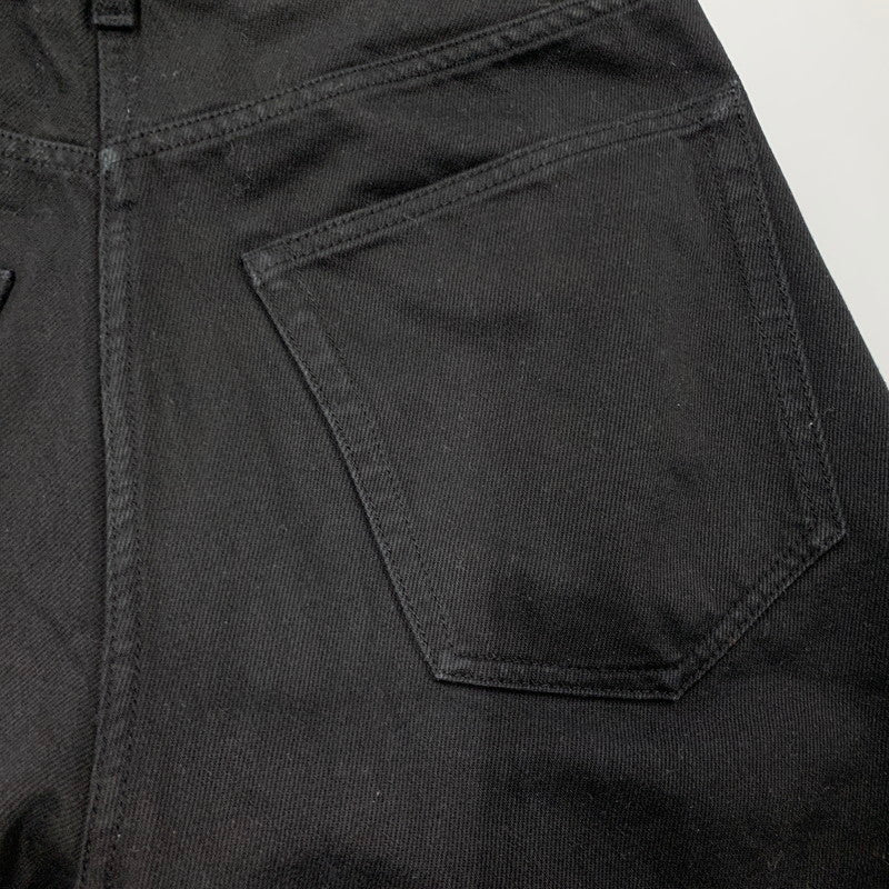 【中古品】【メンズ】 DRIES VAN NOTEN ドリスヴァンノッテン WIDE TUCK DENIM PANTS 71-04-01-04012 ワイド タック デニムパンツ ボトムス 152-260519-as-12-izu サイズ：36 カラー：ブラック 万代Net店