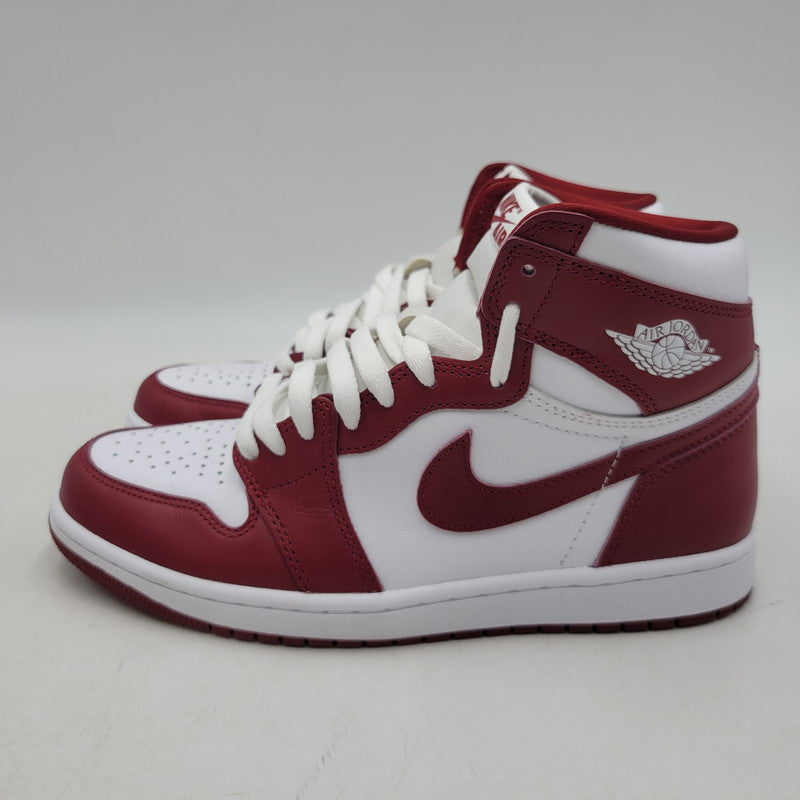 【中古美品】【メンズ】 NIKE ナイキ DZ5485-160 AIR JORDAN 1 RETRO HIGH OG エア ジョーダン ワン レトロ ハイ オージー スニーカー シューズ 靴 160-260515-cs-16-izu サイズ：26.5cm カラー：WHITE/TEAM RED 万代Net店
