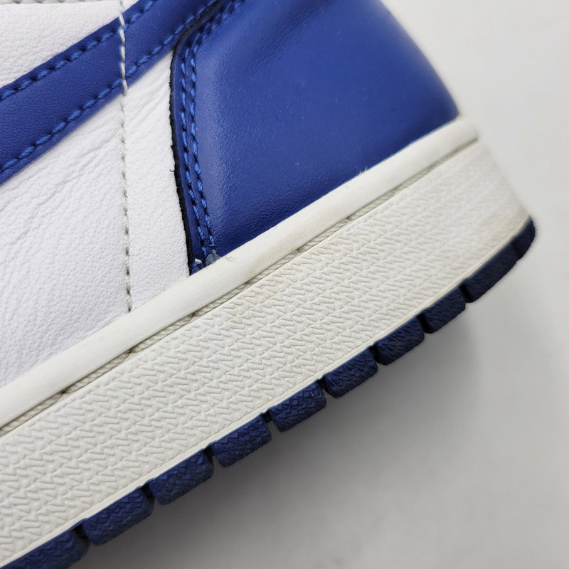 【中古品】【メンズ】 NIKE ナイキ 555088-127 AIR JORDAN 1 RETRO HIGH エア ジョーダン ワン レトロ ハイ スニーカー シューズ 靴 160-260515-cs-15-izu サイズ：26.5cm カラー：WHITE/STORM BLUE 万代Net店