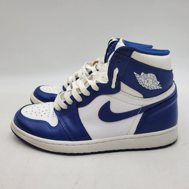 【中古品】【メンズ】 NIKE ナイキ 555088-127 AIR JORDAN 1 RETRO HIGH エア ジョーダン ワン レトロ ハイ スニーカー シューズ 靴 160-260515-cs-15-izu サイズ：26.5cm カラー：WHITE/STORM BLUE 万代Net店