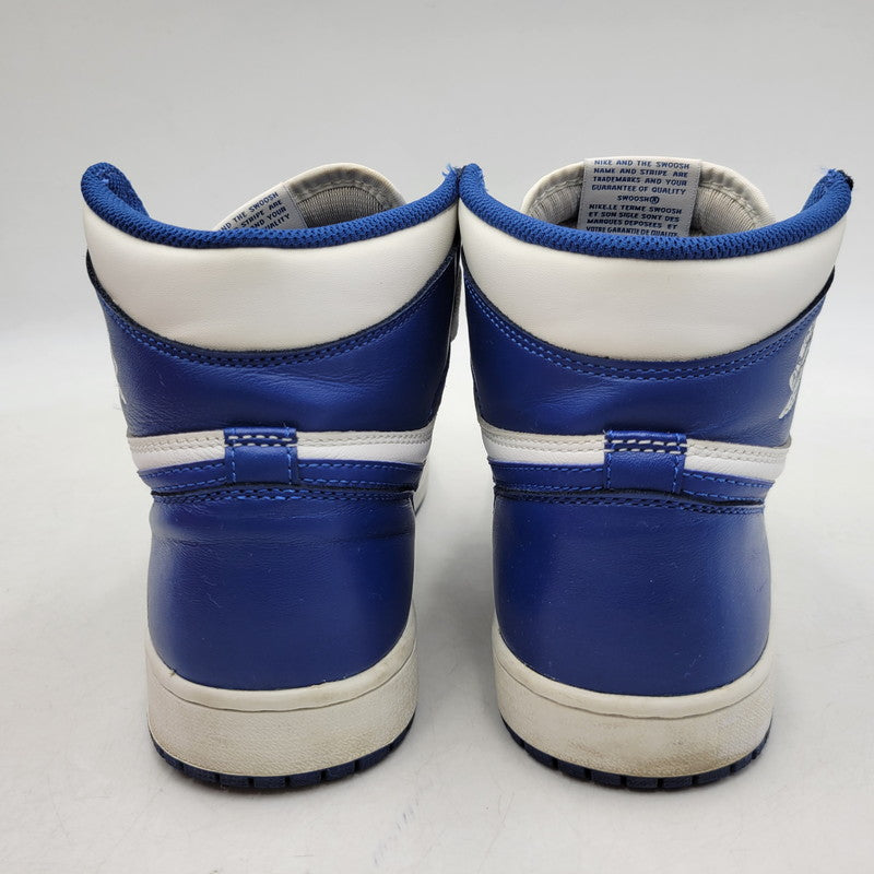 【中古品】【メンズ】 NIKE ナイキ 555088-127 AIR JORDAN 1 RETRO HIGH エア ジョーダン ワン レトロ ハイ スニーカー シューズ 靴 160-260515-cs-15-izu サイズ：26.5cm カラー：WHITE/STORM BLUE 万代Net店