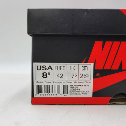 【中古品】【メンズ】 NIKE ナイキ 555088-010 AIR JORDAN 1 RETRO HIGH OG エア ジョーダン ワン レトロ ハイ オリジナル スニーカー シューズ 靴 160-260515-cs-14-izu サイズ：26.5cm カラー：BLACK/WHITE-BLACK 万代Net店